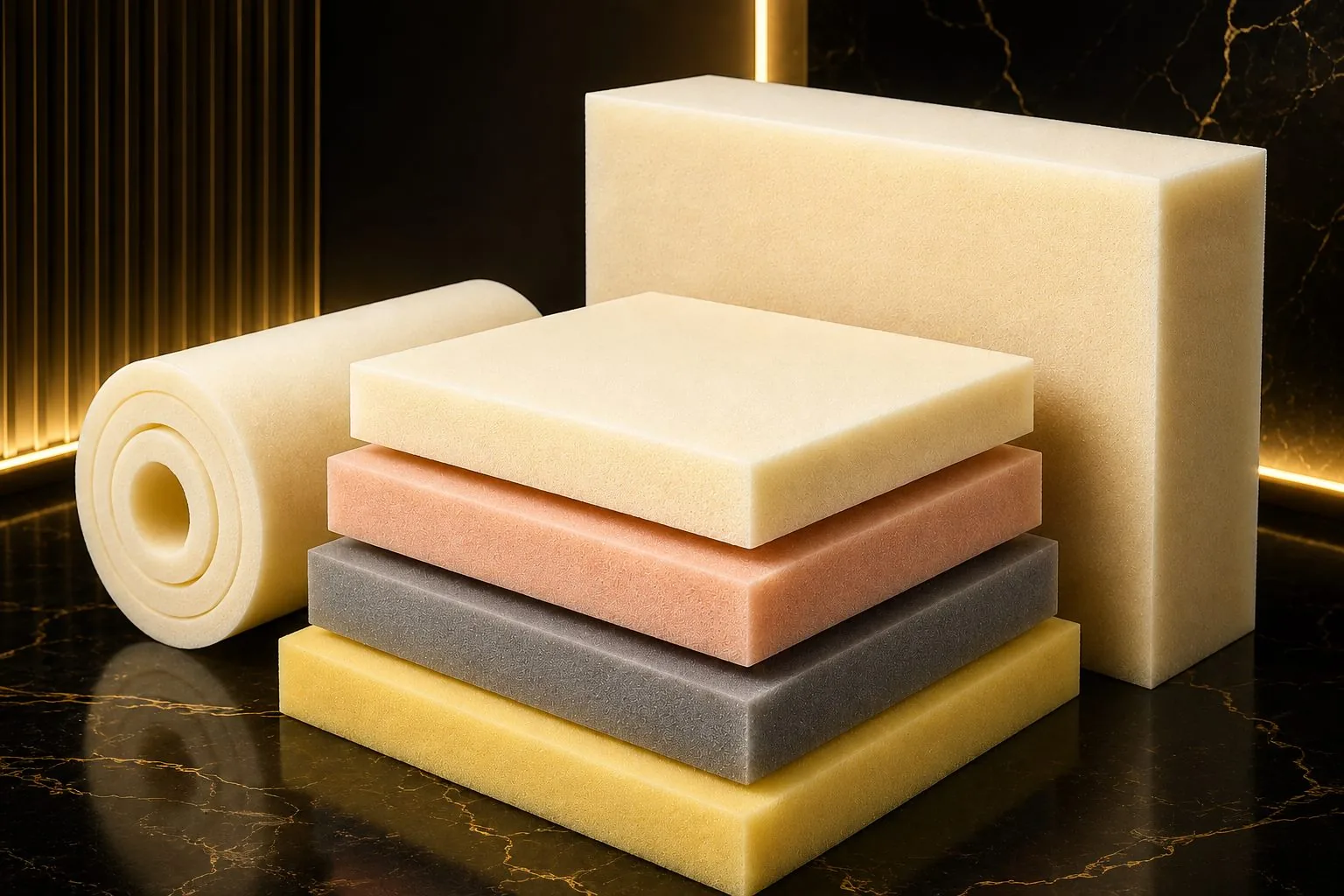 Busa PU polyurethane custom untuk furniture dan industri
